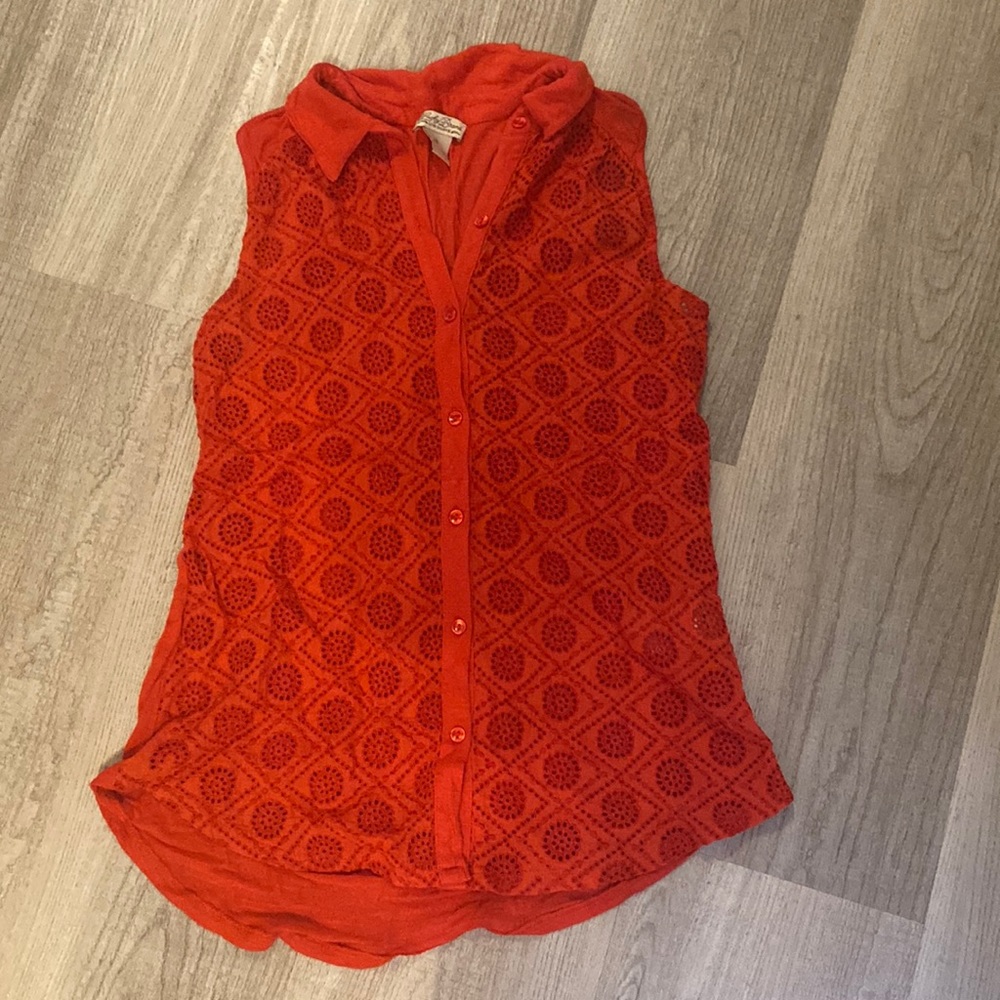 Lucky brand sleeveless top- size xs